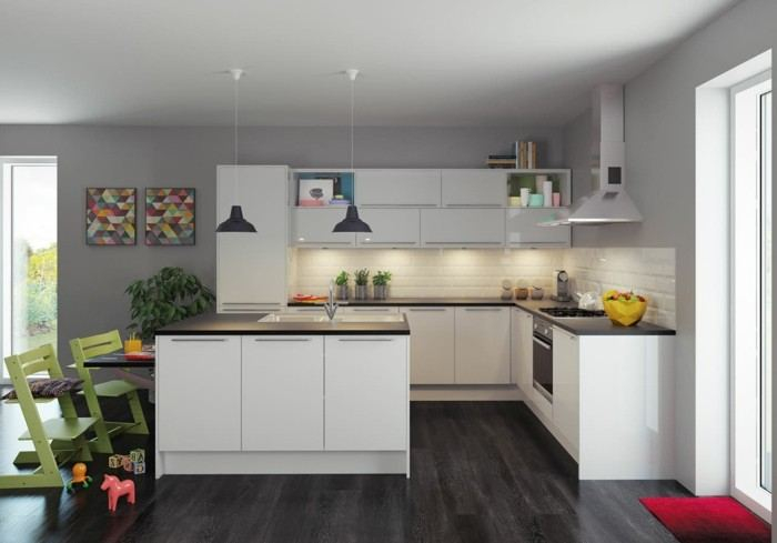 Idees deco peinture cuisine
