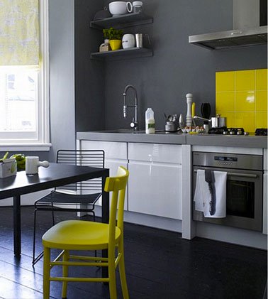 Peinture cuisine gris mat