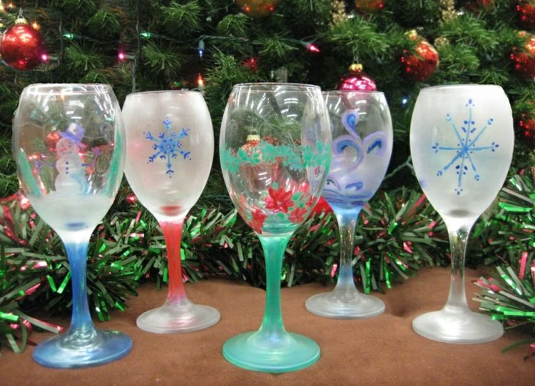 Peinture déco verre