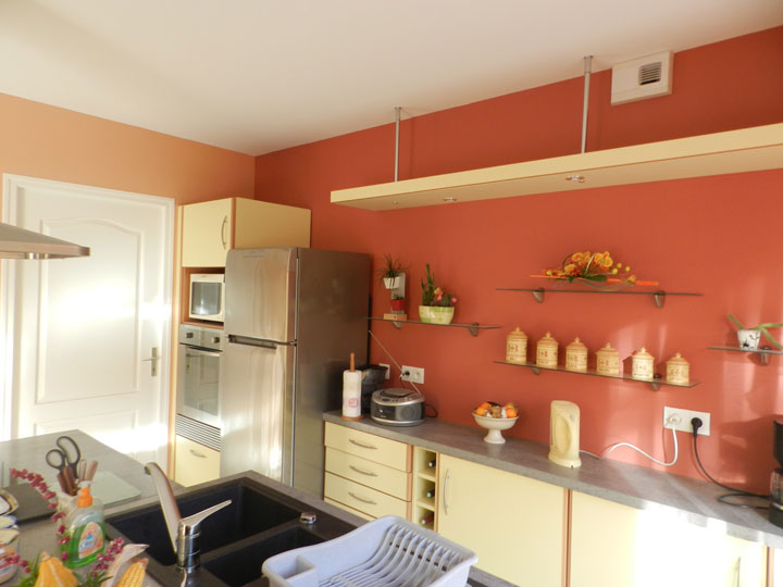 Deco interieure cuisine peinture