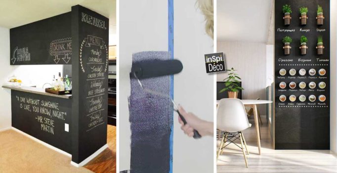 Deco peinture ardoise