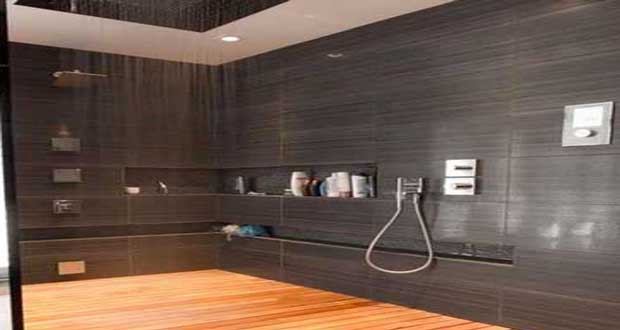 Peinture carrelage douche italienne