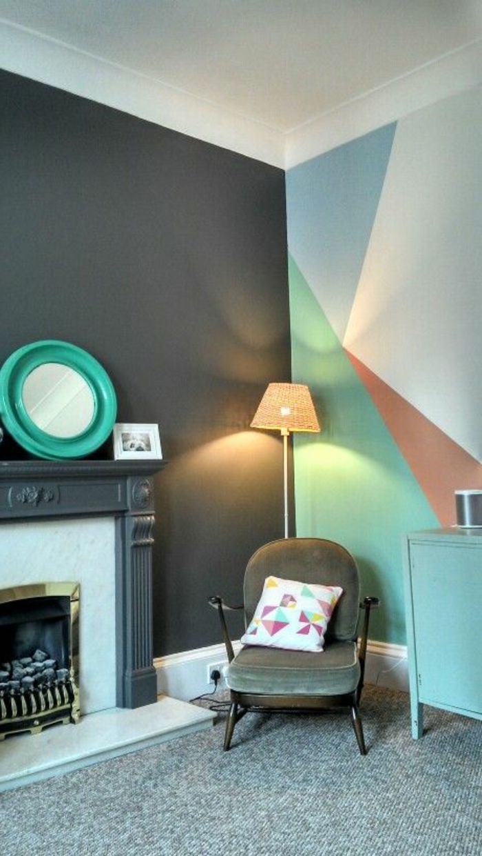Peinture acrylique mur interieur