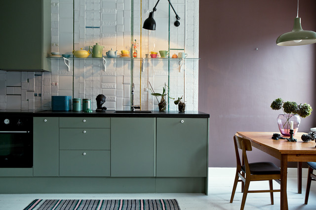 Peinture cuisine kaki