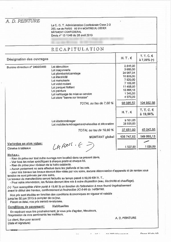 Tarif travaux peinture volets