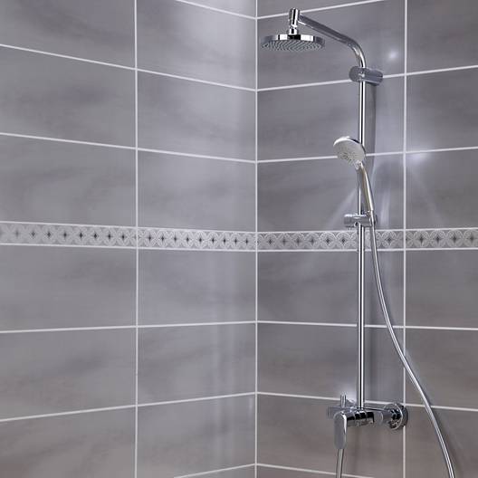 Peinture carrelage gris perle