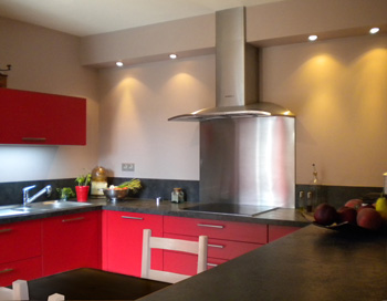 Quelle peinture pour cuisine rouge