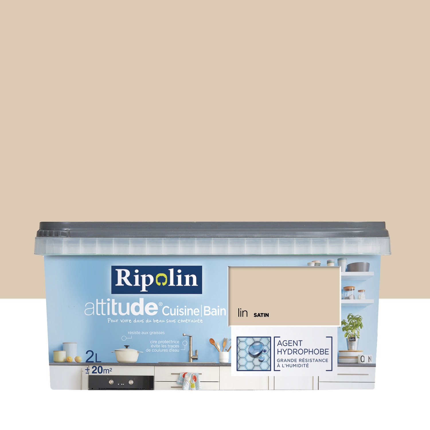 Peinture cuisine ficelle