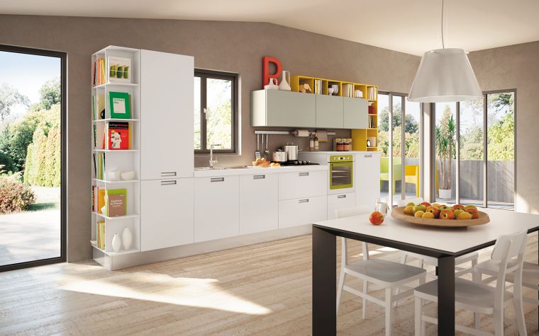 Peinture cuisine ocre