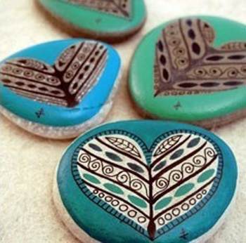 Deco peinture galets