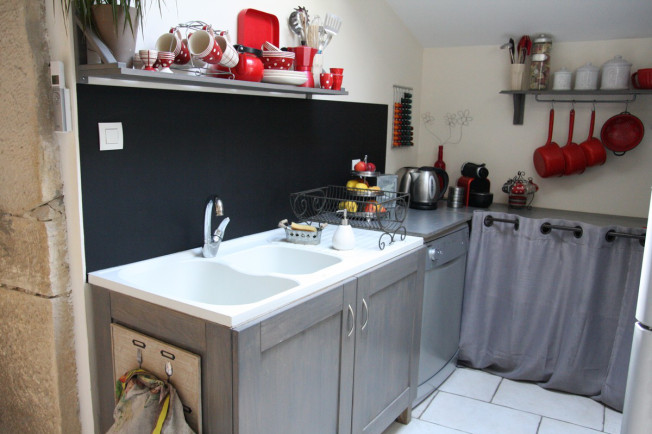 Peinture ardoise pour credence cuisine
