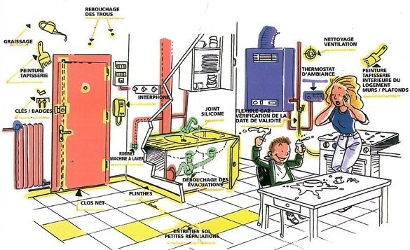 Travaux peinture locataire ou propriétaire
