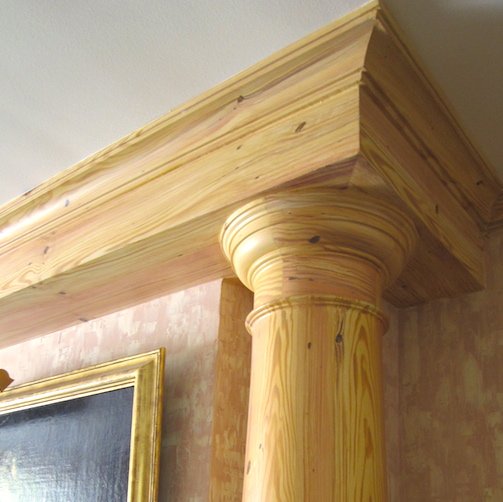 Peinture décorative faux bois