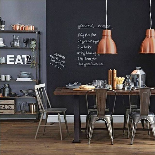 Tableau peinture ardoise cuisine