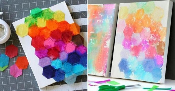 Travaux peinture avec bébé