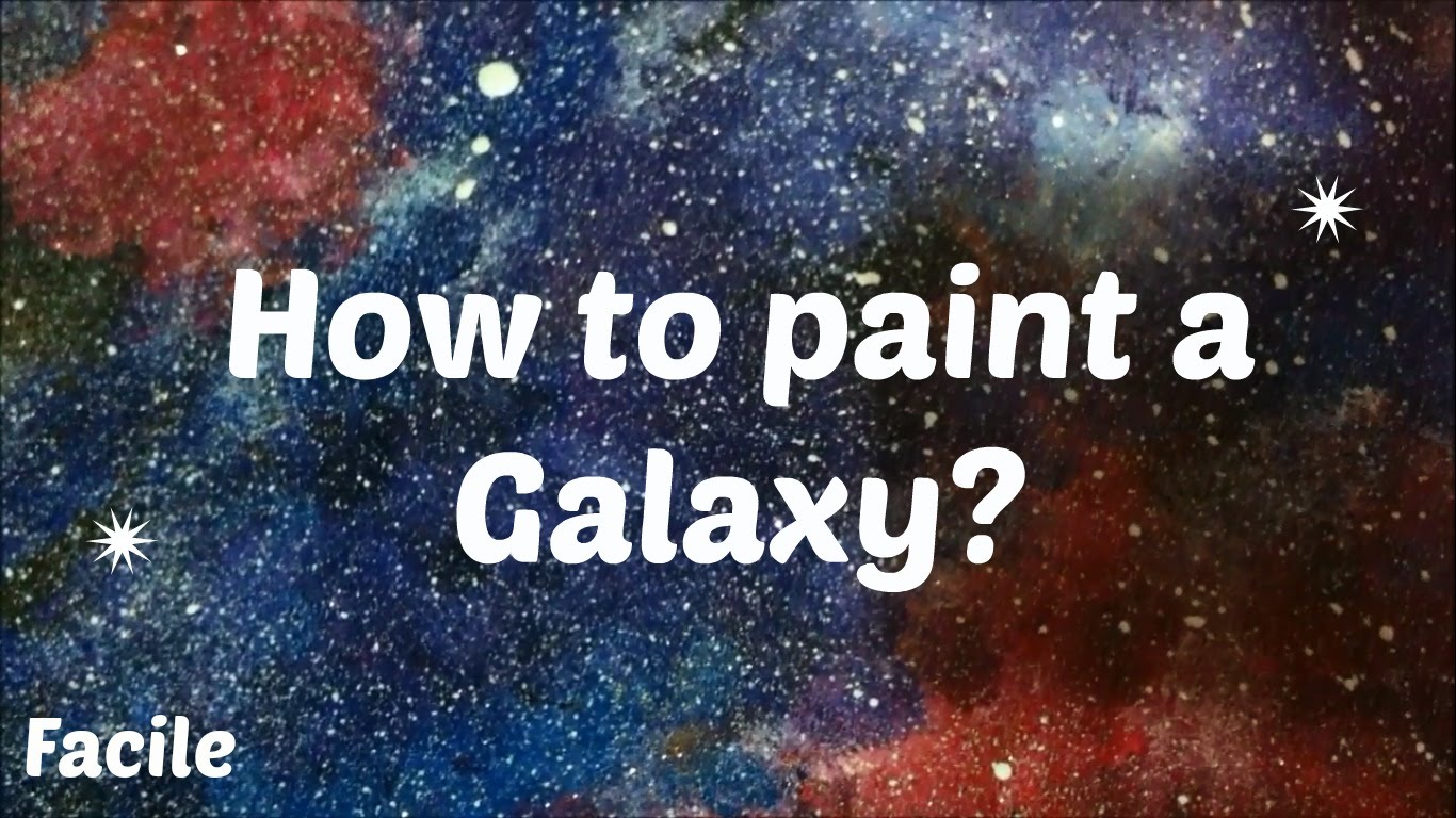 Decoration peinture galaxy