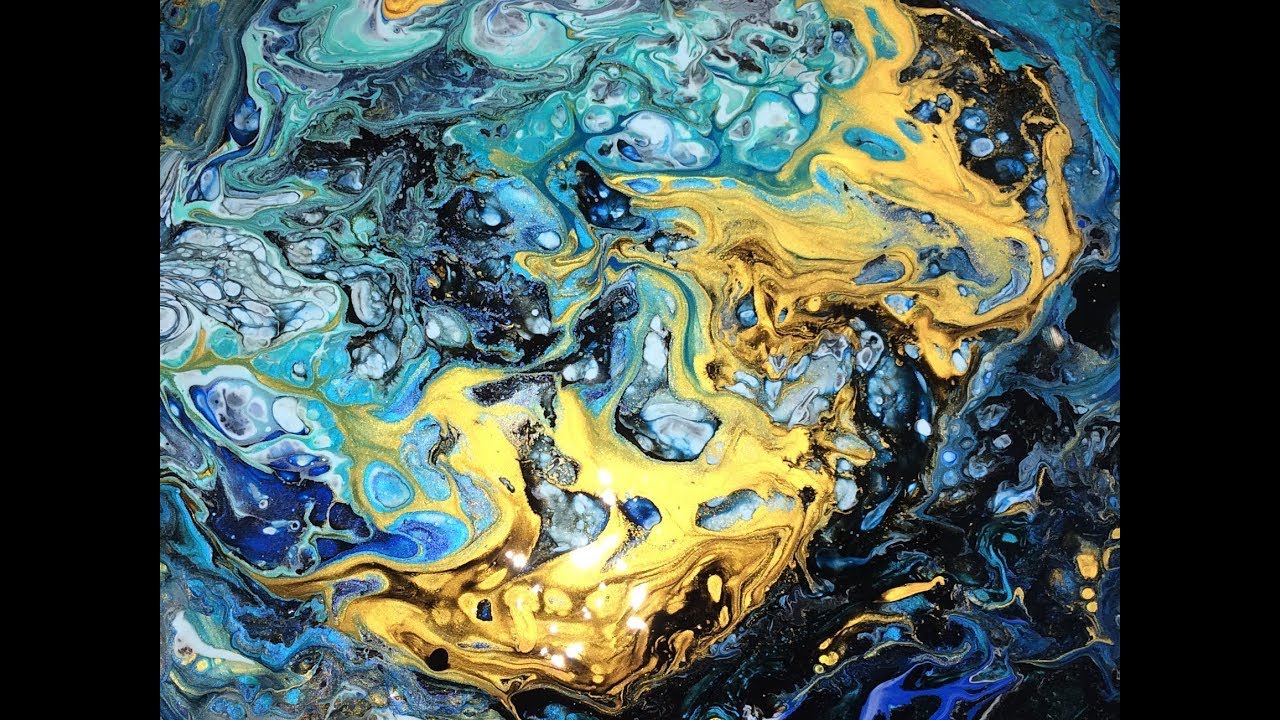 Peinture acrylique fluide