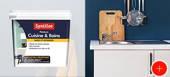 Peinture cuisine gris inox