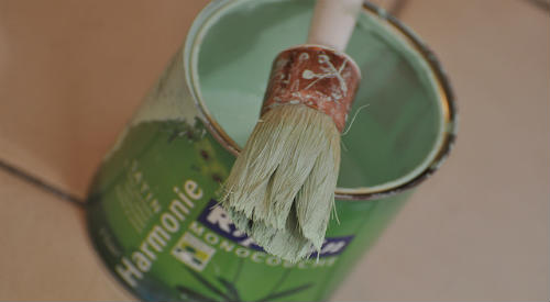 Peinture acrylique nettoyage pinceau