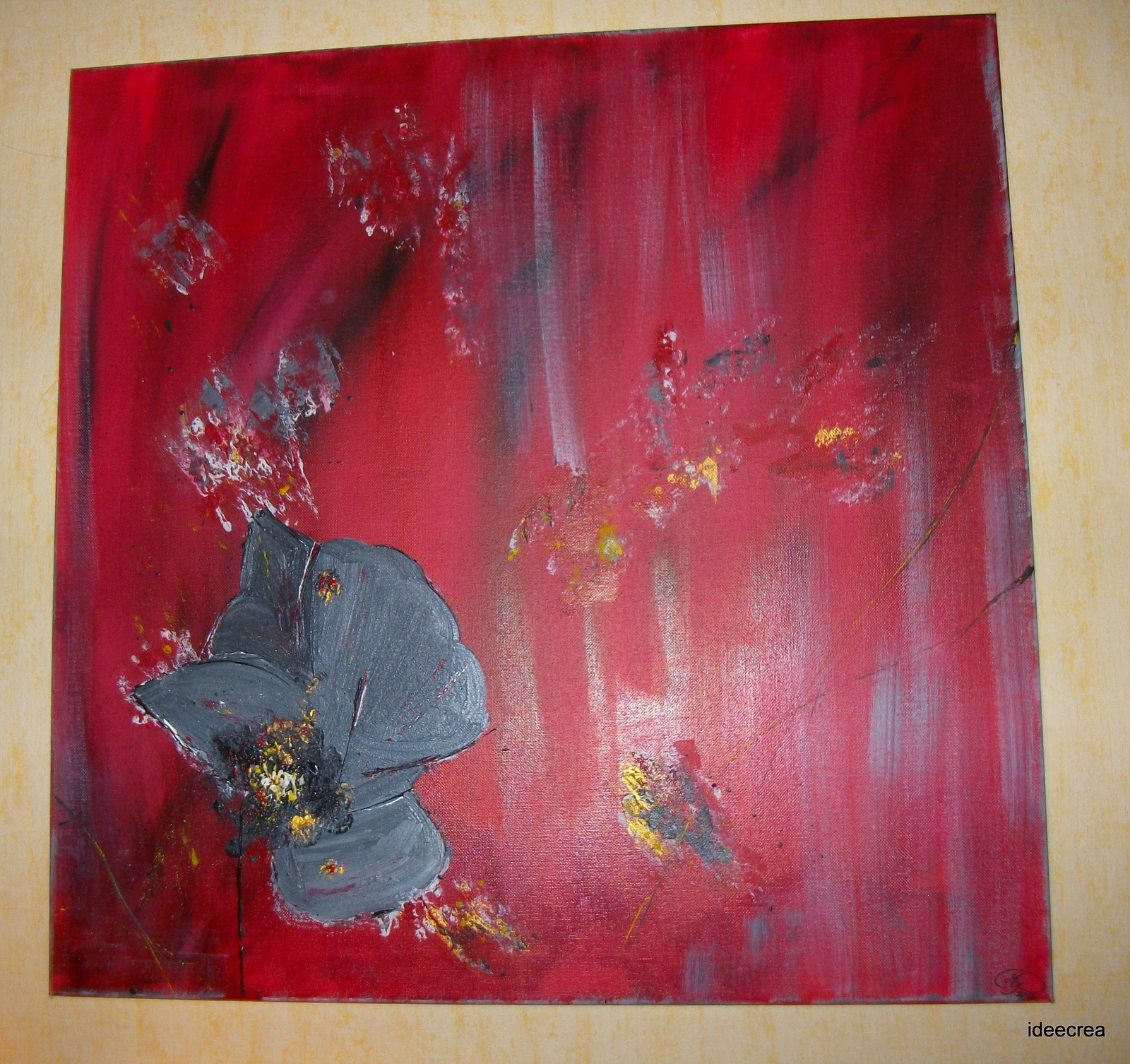 Tableau peinture acrylique prix