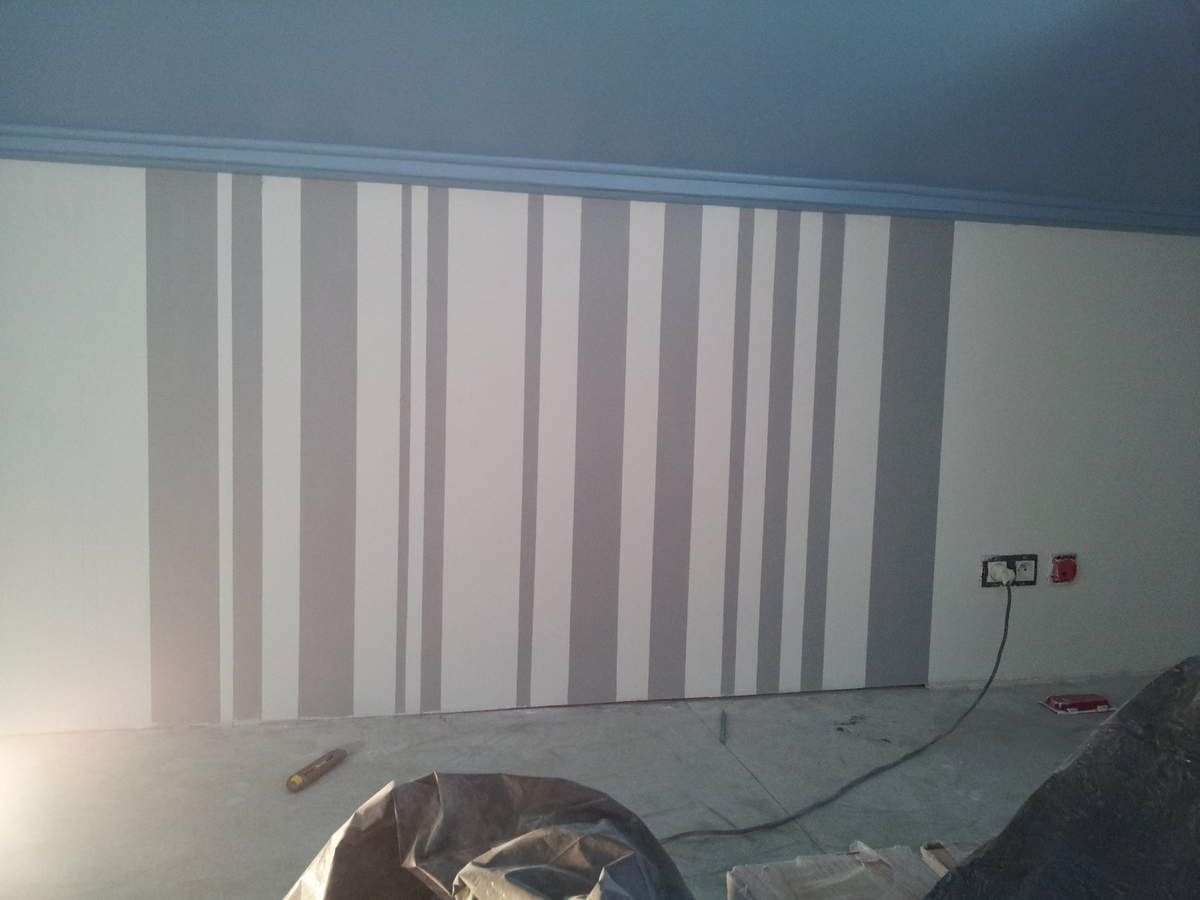 Deco chambre bande peinture