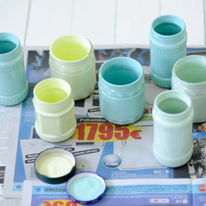Peinture acrylique verre
