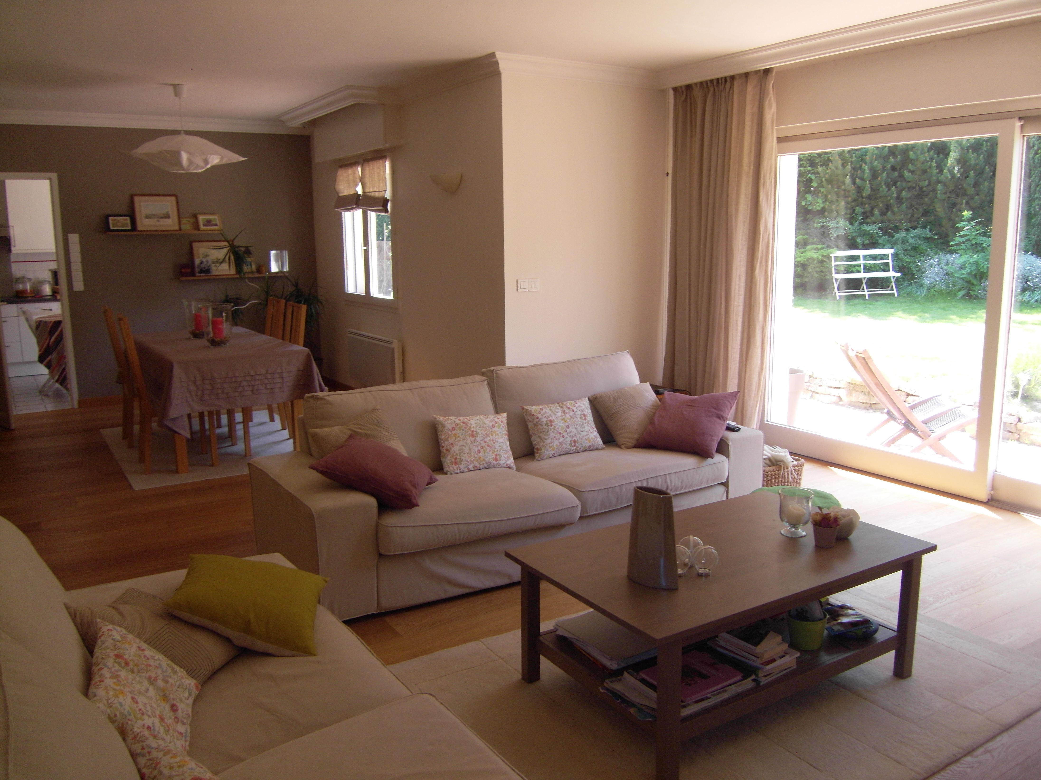 Decoration peinture beige