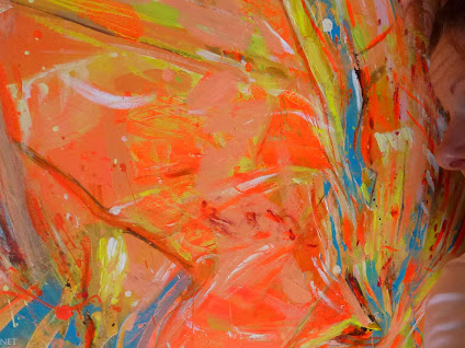Peinture acrylique et chaleur