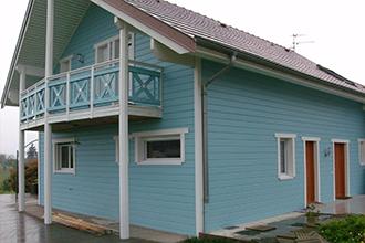 Peinture maison en bois