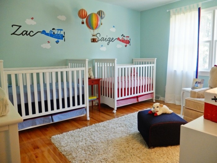 Peinture decoration chambre bebe