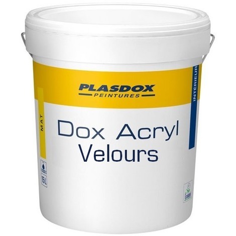 Peinture acrylique velours blanc