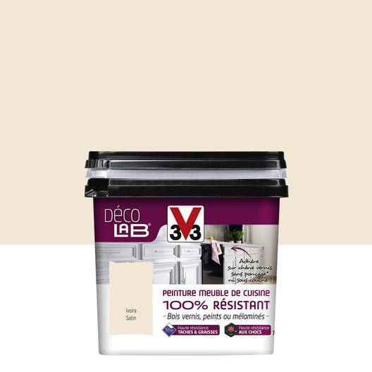 Peinture meuble cuisine v33 blanc