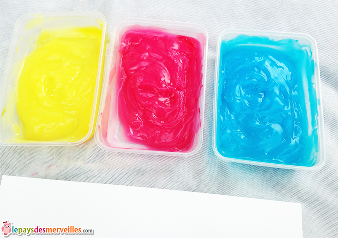 Peinture alimentaire maison