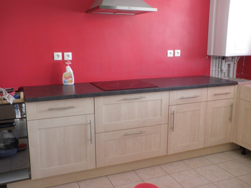 Peinture cuisine rouge