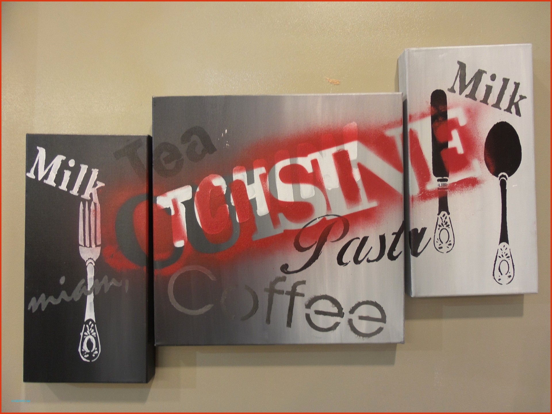 Tableau peinture deco cuisine
