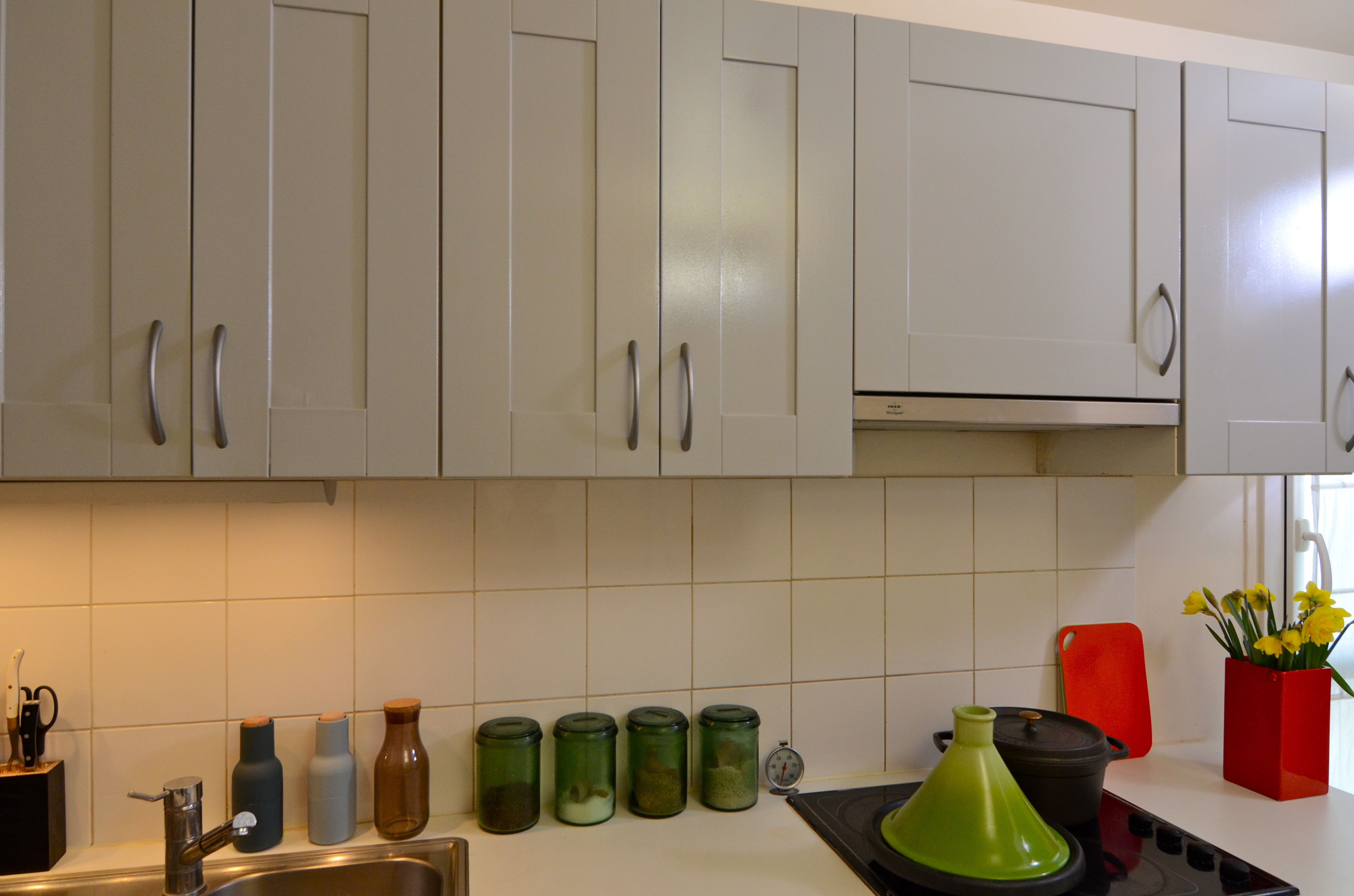 Peinture v33 carrelage gris
