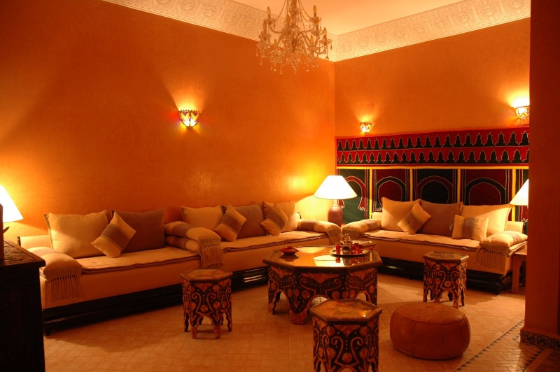 Decoration peinture salon marocain