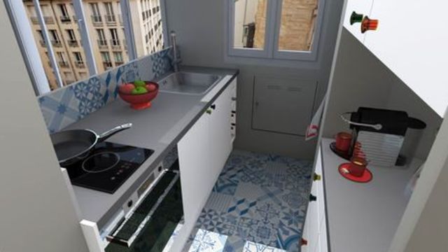 Deco peinture petite cuisine
