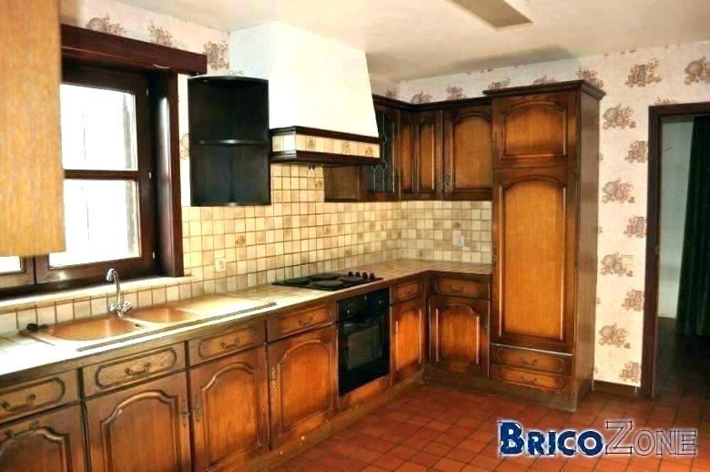 Renovation peinture cuisine en chene
