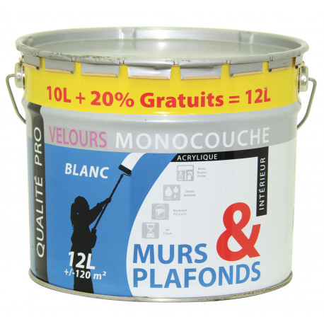 Dilution peinture acrylique mur
