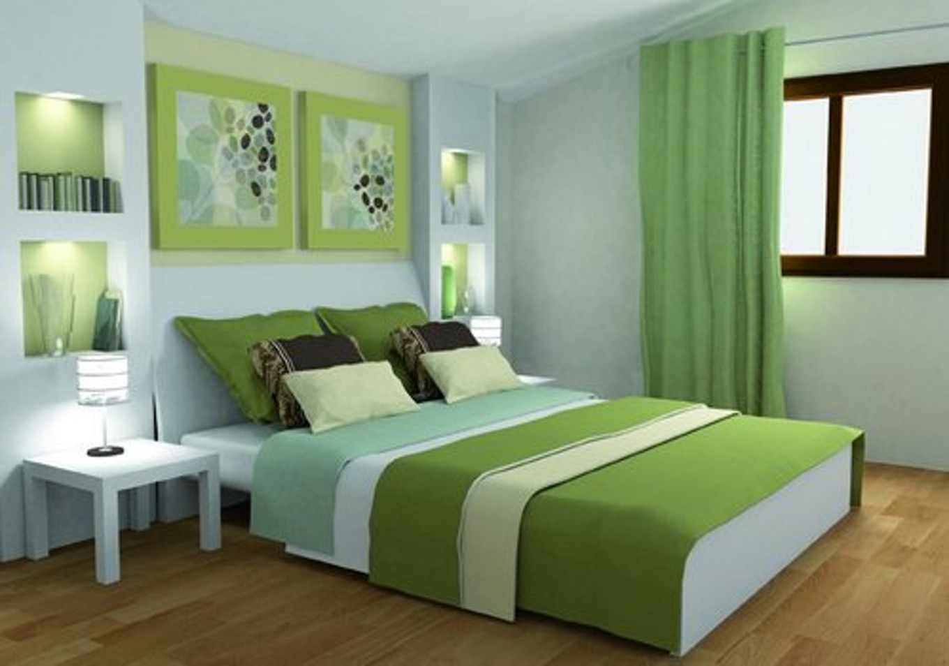 Deco peinture chambre 2 couleurs