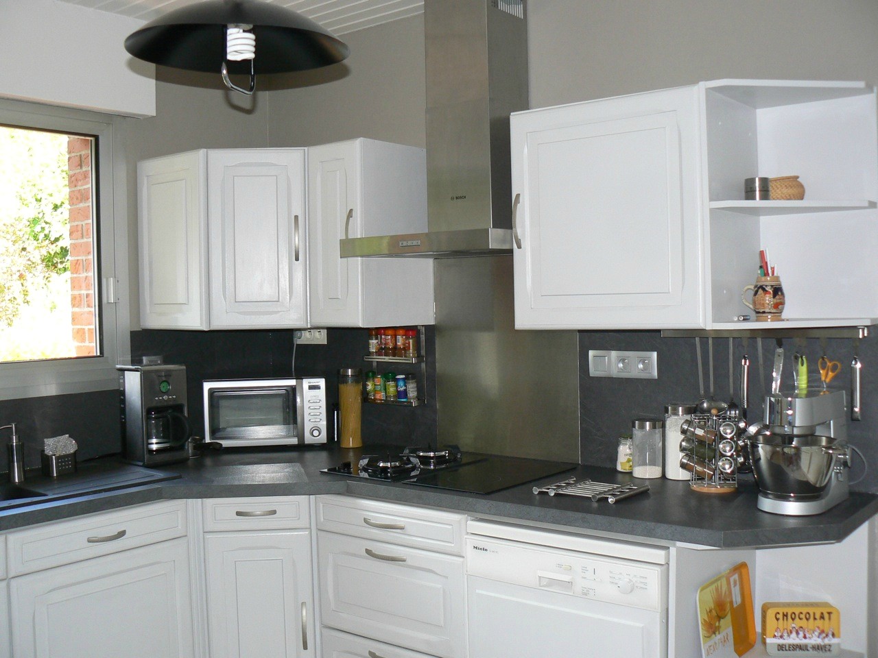 Deco cuisine peinture taupe