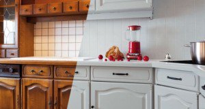 Peinture carrelage de sol cuisine