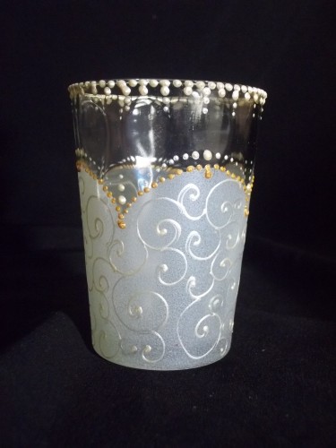 Decoration peinture sur verre