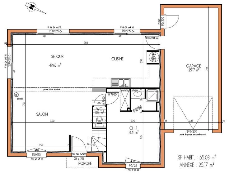 Plan de maison traditionnelle chinoise