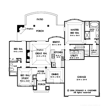 Plan de maison anglais