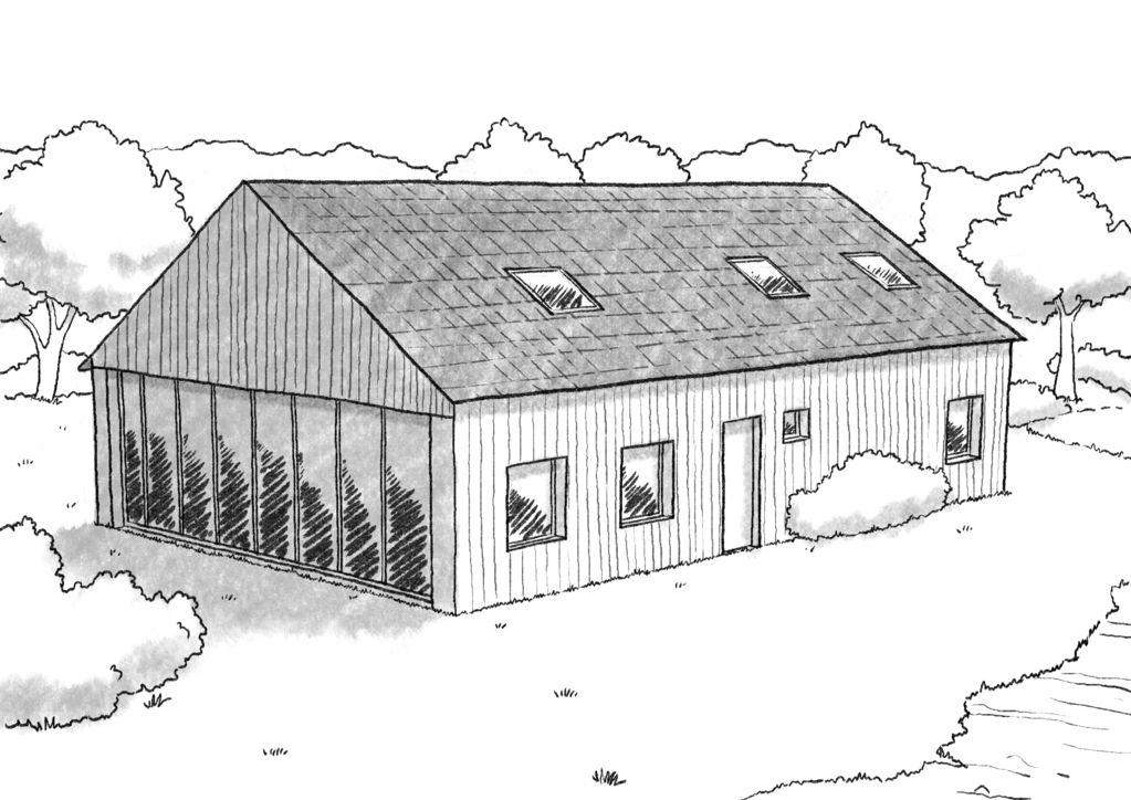 Plan maison de campagne