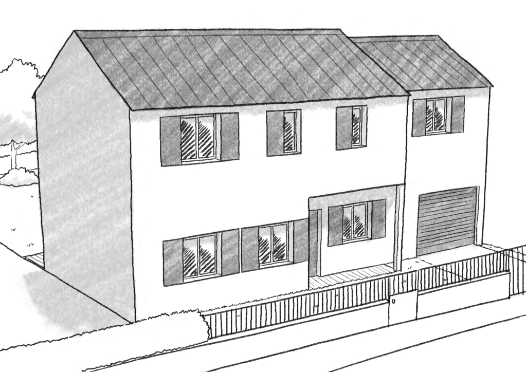 Plan de façade maison