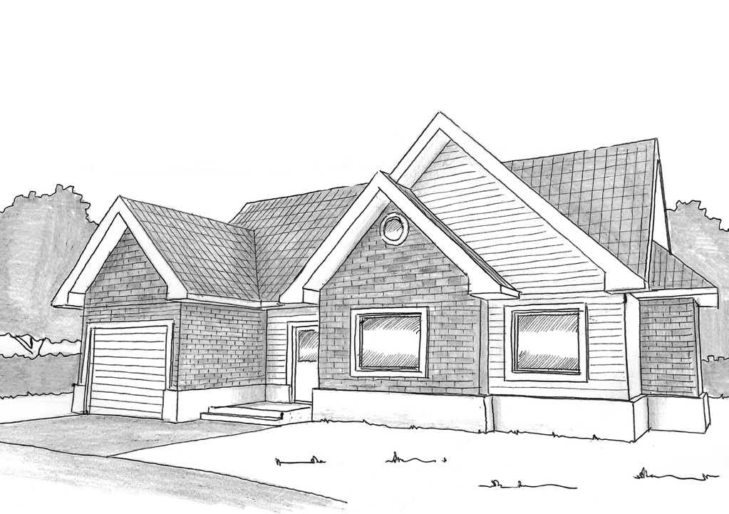 Plan maison architecture américaine
