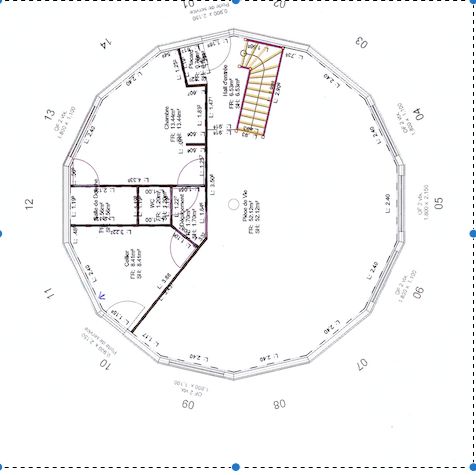 Plan maison de cèdre